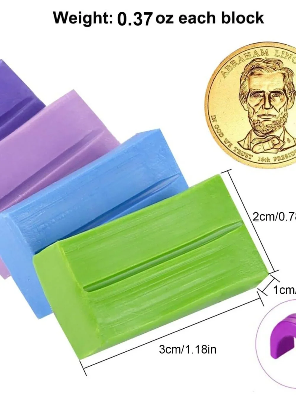 CiaraQ Polymer Clay Kit, Mini Modeling Clay Set for Kids/Beginners/Artist, 24 Co